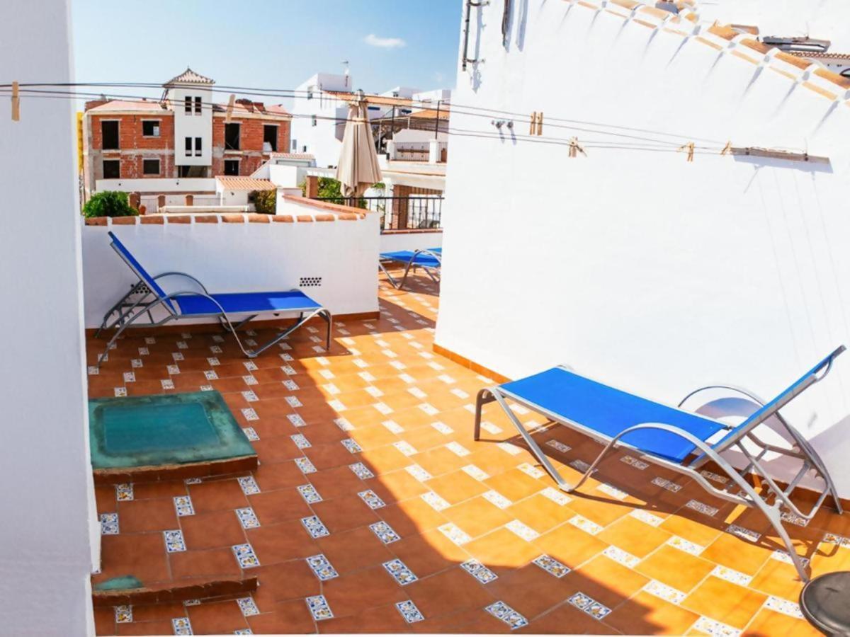 Tipica Casa En Frigiliana Con Patio Y Terraza Apartment Bagian luar foto