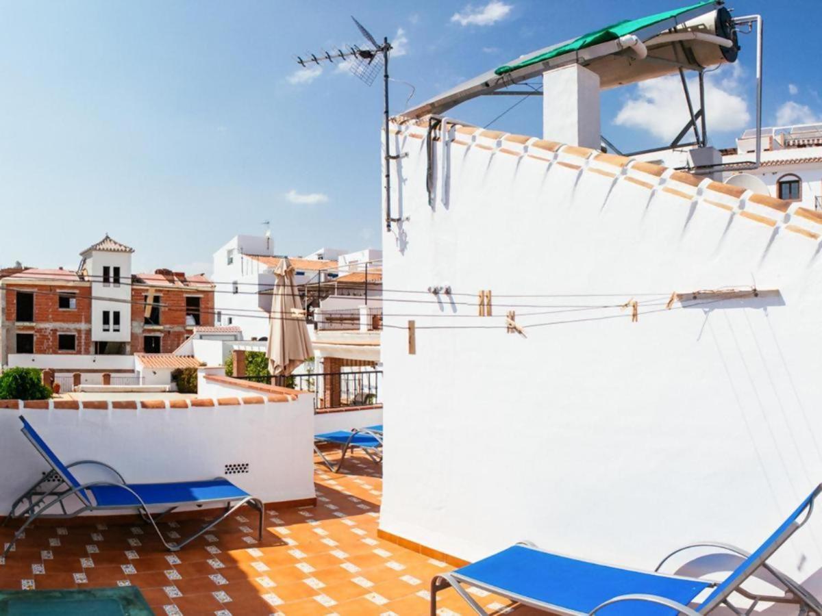 Tipica Casa En Frigiliana Con Patio Y Terraza Apartment Bagian luar foto